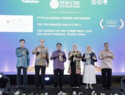 PLN EPI Raih 2 Pengakuan Ke Ajang TOP CSR Awards 2024