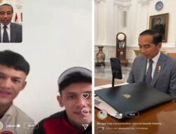 Momen Jokowi Video Call Veddriq dan Rizki, Peraih Medali Emas Pesta Latihan Paris 2024